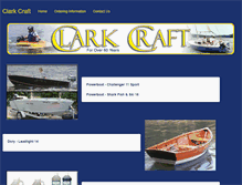 Tablet Screenshot of clarkcraft.com